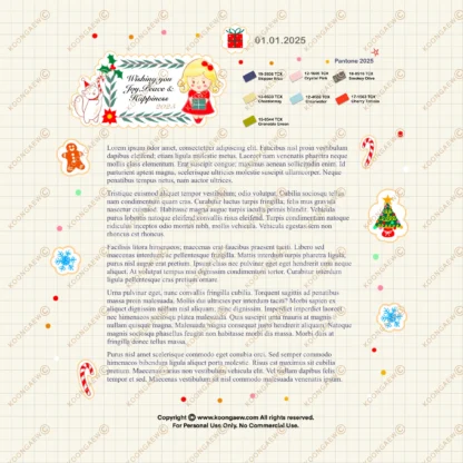 Digital Sticker Set | Season’s Greetings + Happy Holidays V.1 - Image 7