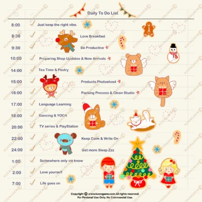 Digital Sticker Set | Season’s Greetings + Happy Holidays V.1 - Image 9