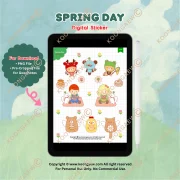 Digital Sticker Spring Day V.102