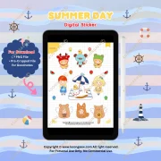 Digital Sticker Summer Day V.101